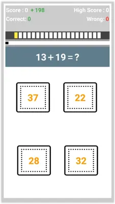 Math Quiz android App screenshot 1