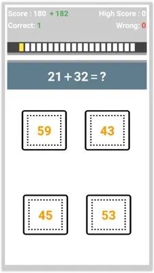 Math Quiz android App screenshot 3