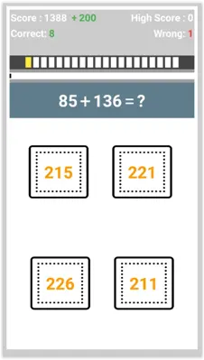 Math Quiz android App screenshot 4